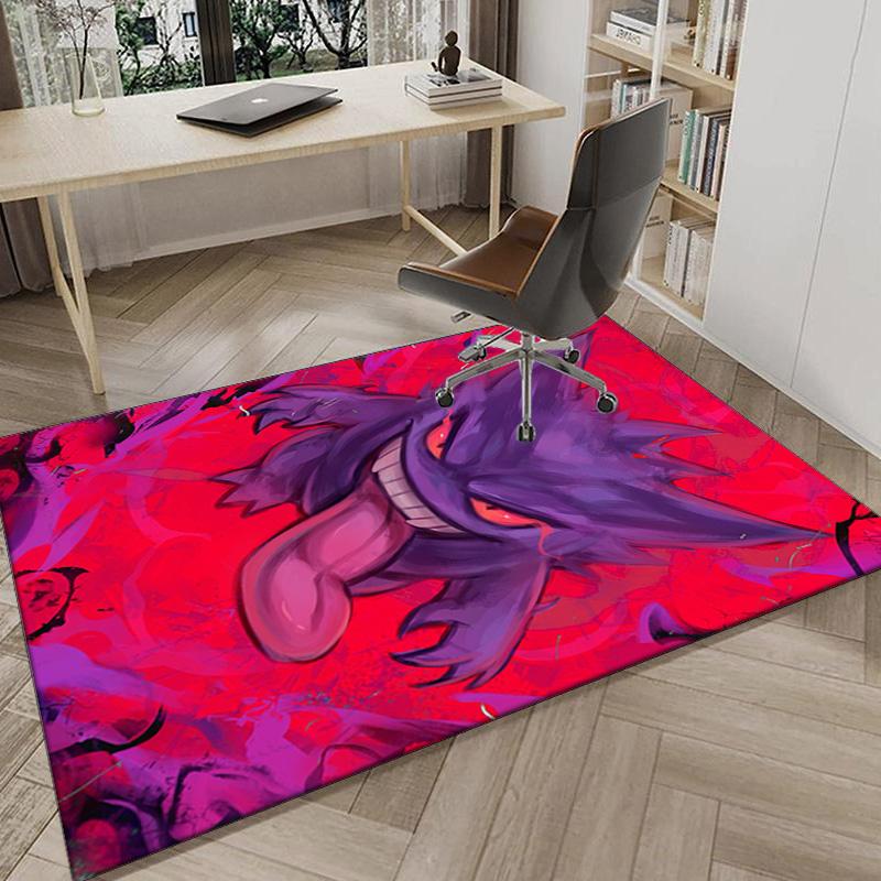 Ghost Haunting Glow Carpet, Chair Rug,Rug for Office Bedroom living rooms, Doormat decor Fan Gift Christmas Gift