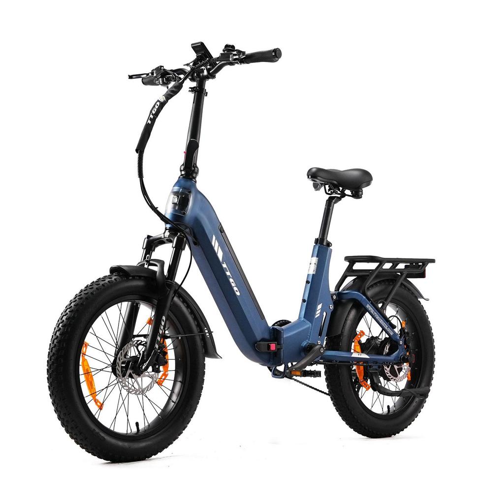 TTGO F7 Folding Electric Bike, 48V 15Ah Battery, Hydraulic Disc Brakes