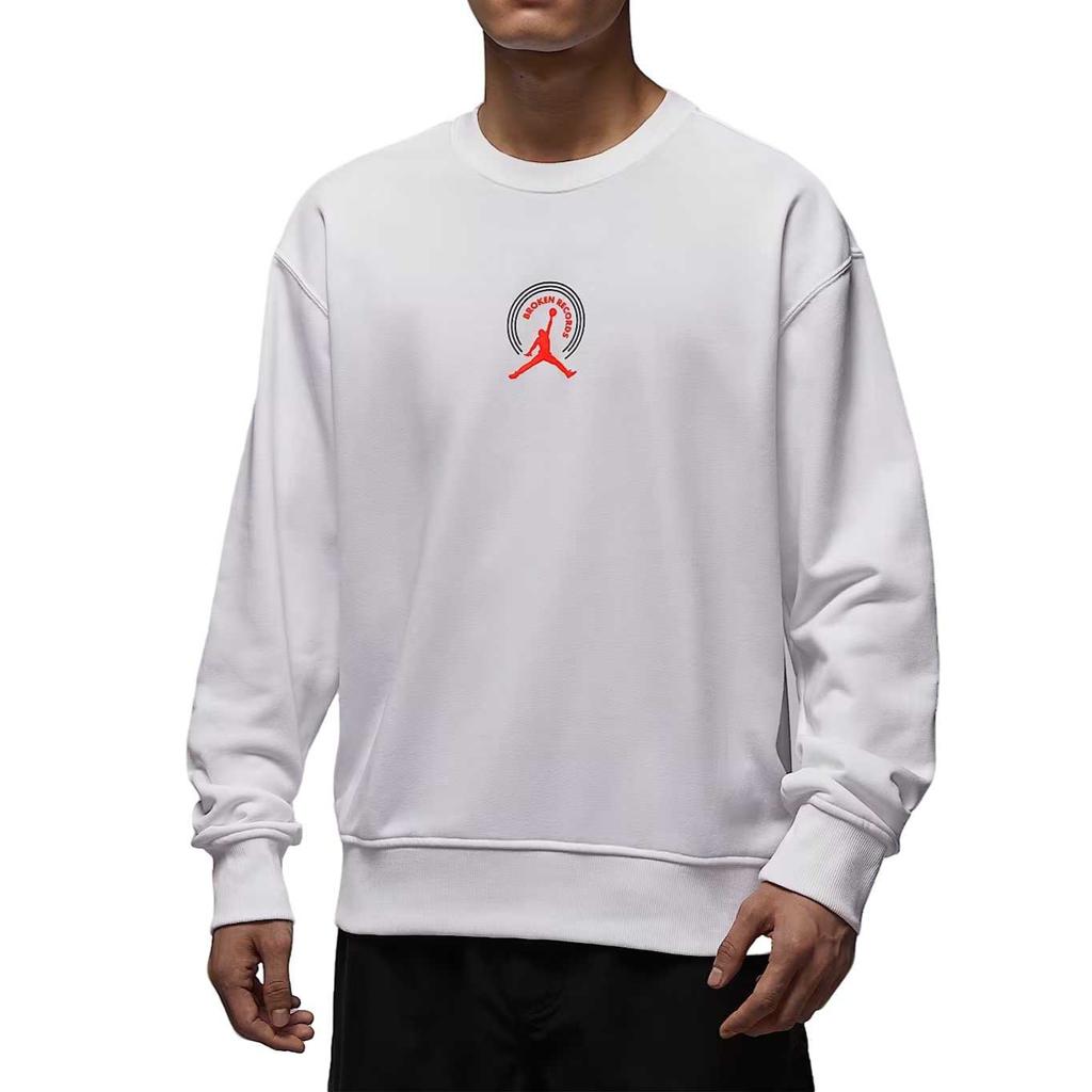 Jordan Мужская толстовка с круглым вырезом из флиса Brooklyn, с длинным рукавом, sweatshirt IQ2981-100