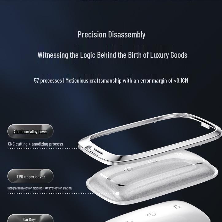 Корпус брелока для автомобиля Geely Galaxy E5/L7 Dragon Edition/L6/E8