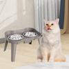 Elevated Dog Bowls Double Raised Anti Slip Feet Dish 2 Stainless Steel for Small Medium