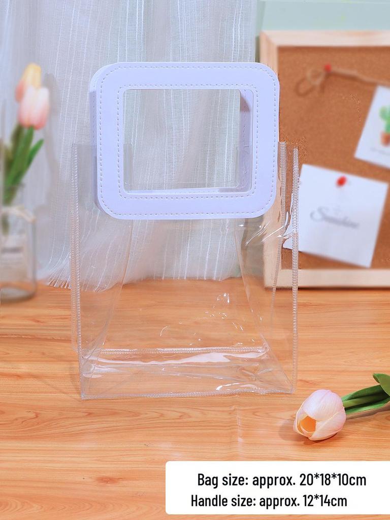 Сумка-шоппер своими руками ко Дню учителя: Прозрачный ПВХ для детского граффити.