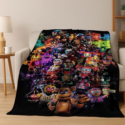 3D F-FNAF Игра Мультяшное Фланелевое Одеяло Мягкое Теплое Плед для Кровати Спальни Комнаты Гостиной Путешествий Кемпинга Пикника Подарок