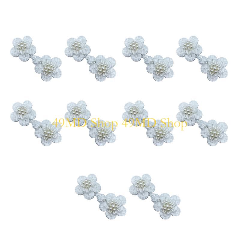 49MD Stylish Buttons Chinese Traditional Cheongsam Sew On for Handcraft