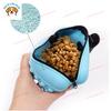 Silicone Pet Training Waist Bag, Outdoor Portable Dog Food Snack Pouch Waterproof Feeding Storage Bag For Dog Walking Training