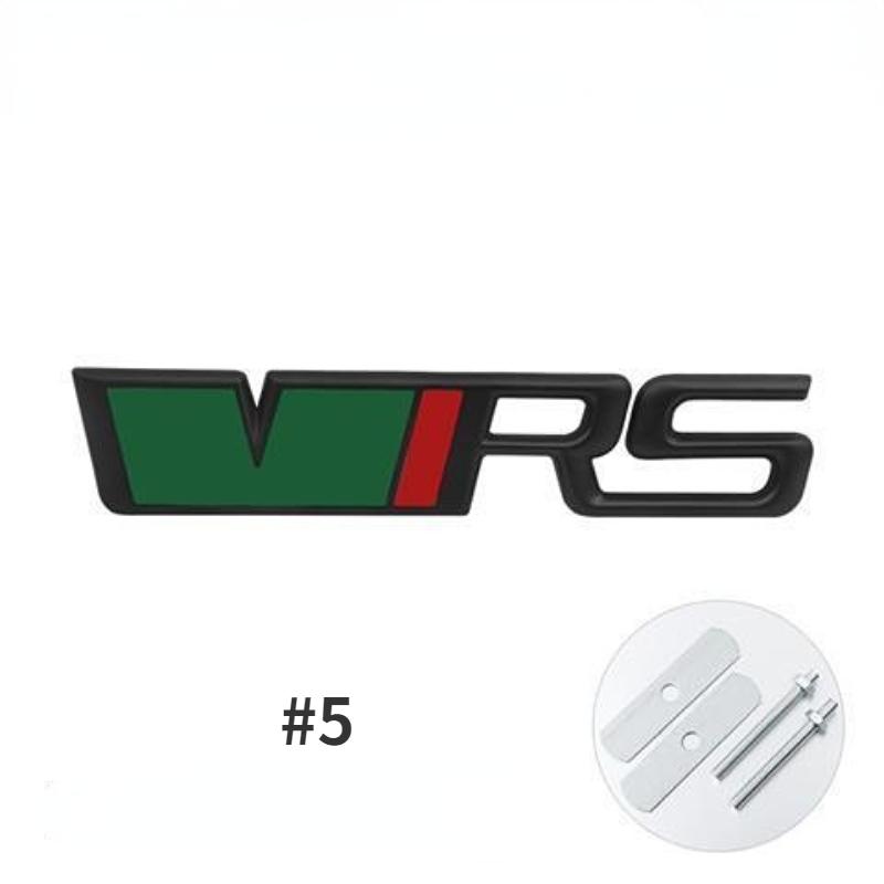 Модификация автомобиля VRS Металлическая наклейка для автомобиля Автомобиль в сети Стандартный трехмерный хвост кузова Стандартные декоративные аксессуары Декоративные наклейки