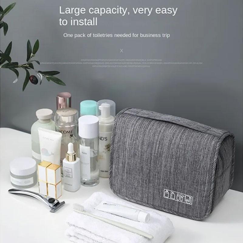 Большая подвесная дорожная сумка для хранения для мужчин и женщин, идеально подходящая для деловых поездок с просторными отделениями и разделением для влажной и сухой пищи.