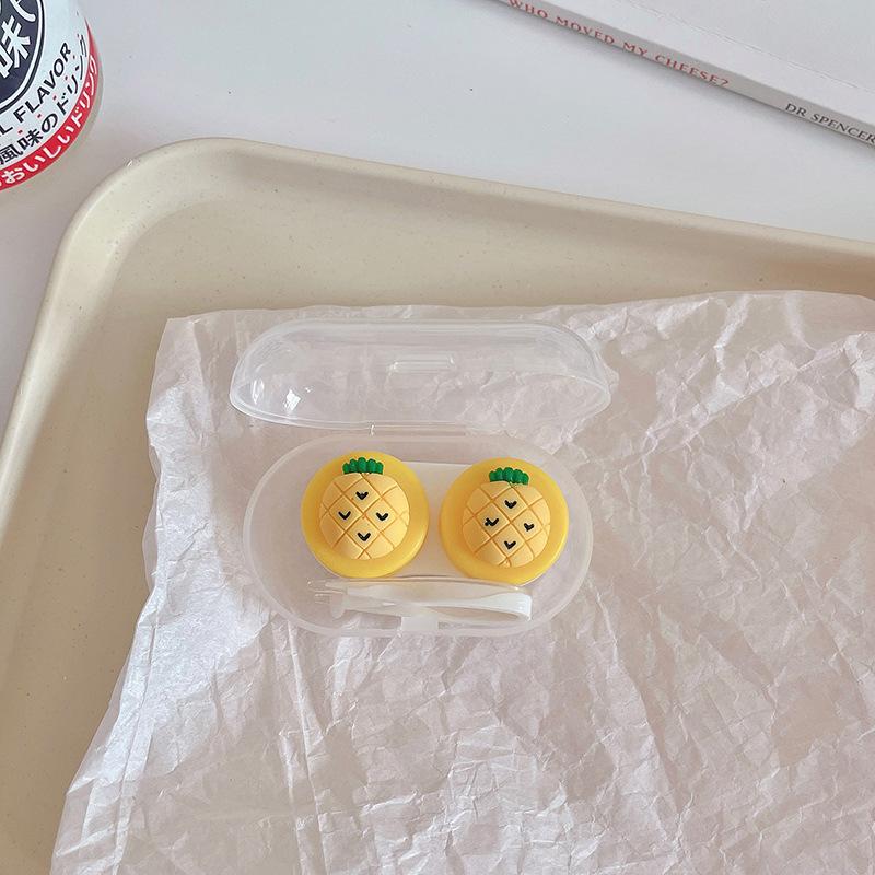 Чехол для контактных линз Новый чехол для контактных линз с пинцетом, набор присосок, портативный контейнер, коробка для контактных линз для женщин и мужчин