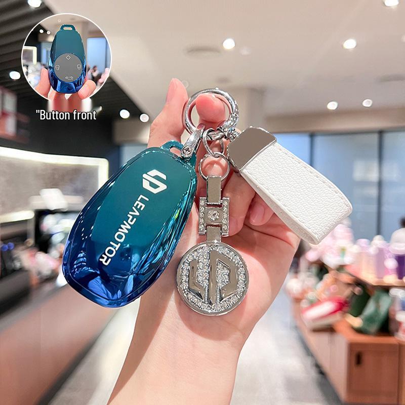 Чехол для ключа Leapmotor T03/S01 для мужчин и женщин - Защитный чехол для автомобильного пульта, модель 2021 года