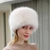 New Imitation Fox Fur Autumn And Winter Warm Hat Ear Protection Sweet Fashion Trend Female Outdoor Hat