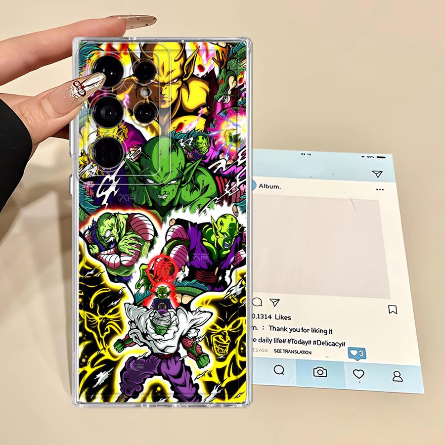 Крутой популярный чехол Dragon Ball для Samsung Galaxy S22 FE S25 Edge S26 S21 Note 20 Ultra 10 S20 Plus S24 S23 Ultra Чехол для телефона