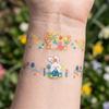 Wrist Arm Face Leg Face Temporary Tattoo Rabbit Carrot Eggs Flower Freckle Tattoo  Easter Day