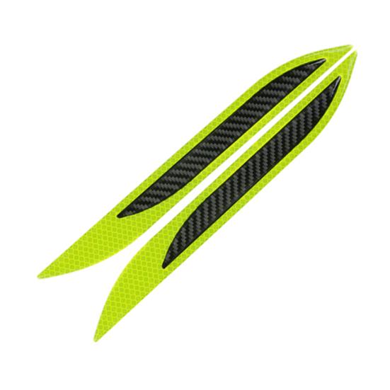 1 Pair Anti-slip Car Reflector Tape High Brightness Convenient Auto Accessories Strip Reflective