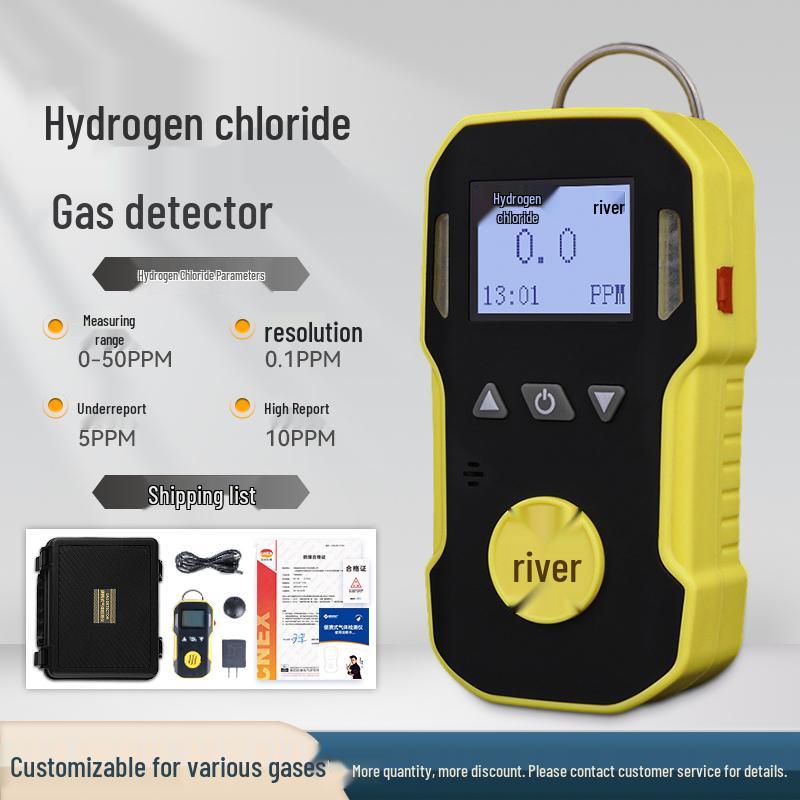 Portable 4-in-1 Gas Detector: Pump-Suction Combustible, Hydrogen Sulfide, Nitrogen, and Oxygen Detection