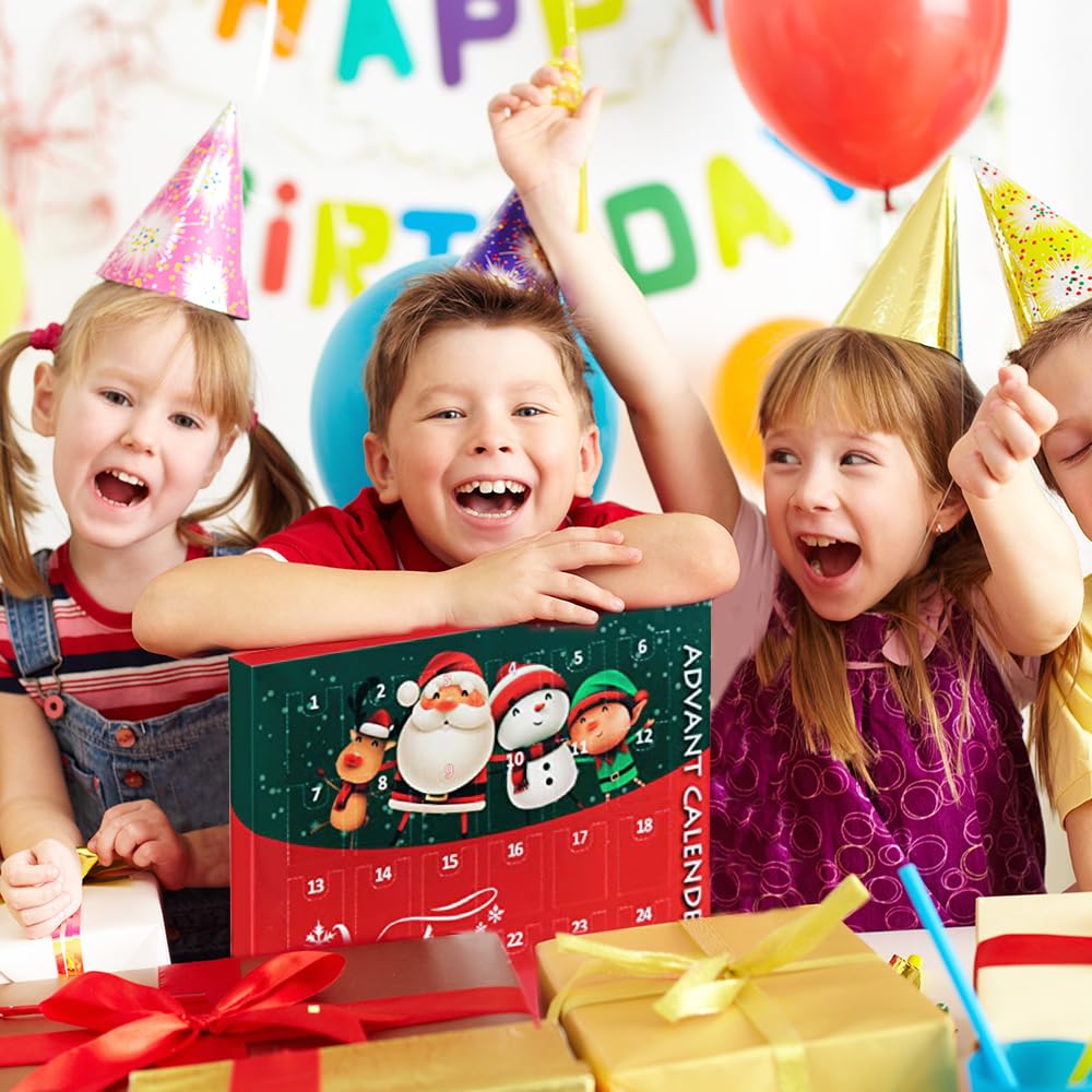 OBEST Christmas Puzzle Set of Advent Wire 3D Brain Training Hand Educational IQ Ages Rings, 24, Calendar, Puzzle, Metal, Puzzle, Toy, Puzzle, Game,