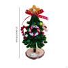 DIY Christmas Tree Handmade Kit Gift Artwork Holiday Decoration Xmas Ornament for Cabinet