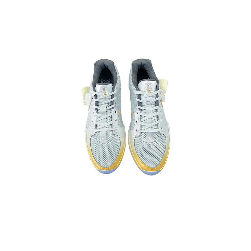 Nike Ja 2 Slip Resistant Low top Basketball Shoes Men's White Gold FZ1516-001(Team47-Ja2)