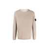 Ss23 Crew Neck Pullover Plain Knit Sweater Men Sweater Khaki 7815507D8-V0092