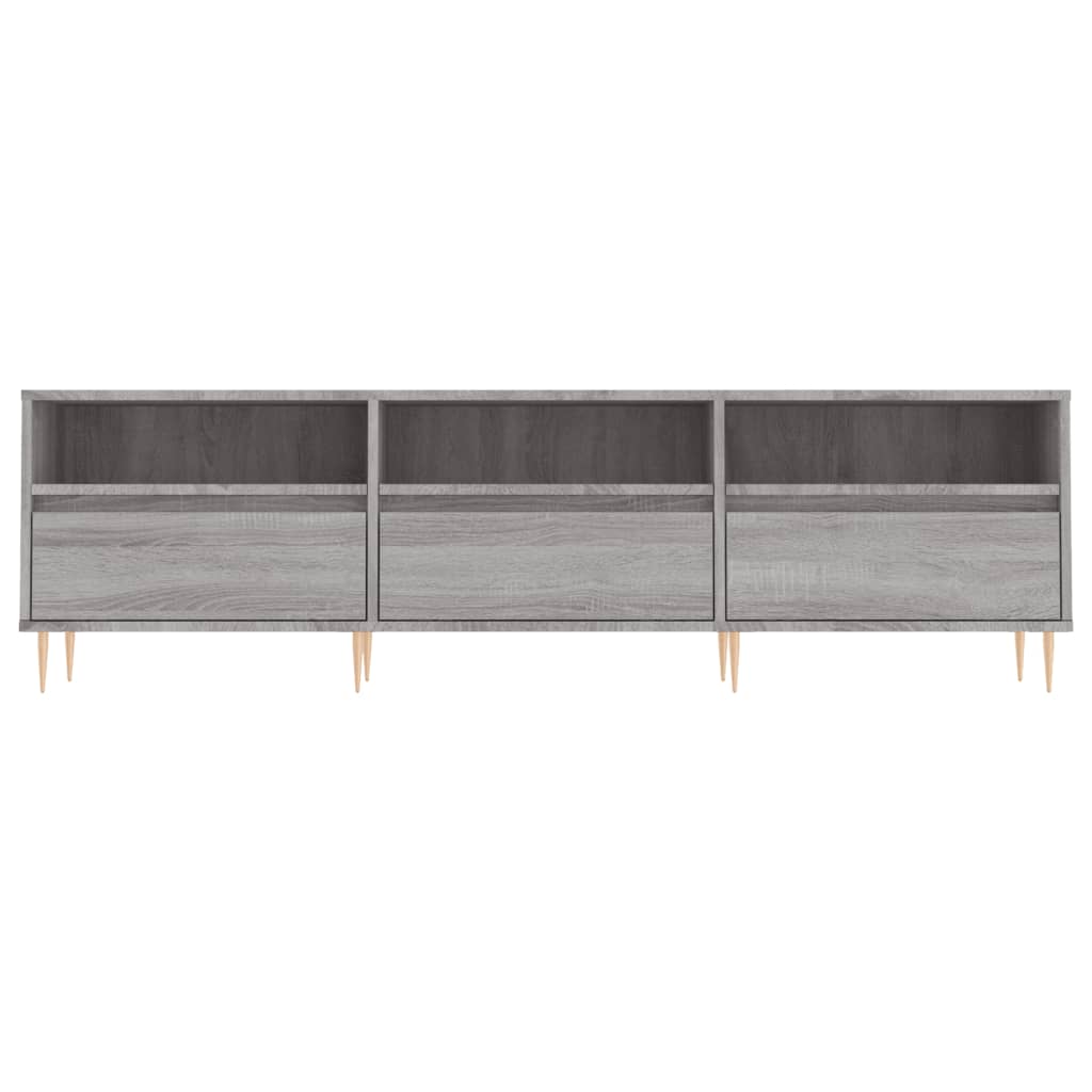 TV Cabinet Gray Sonoma 150 x 30 x 44.5 cm Engineered Wood