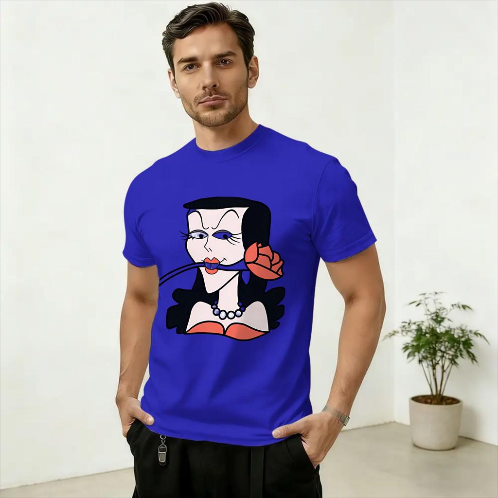 Vintage T Shirt Summer Kurt Cobain Novelty T-Shirts 100% Cotton Tshirt for Unisex's Awesome Big Size Short Sleeve Tees