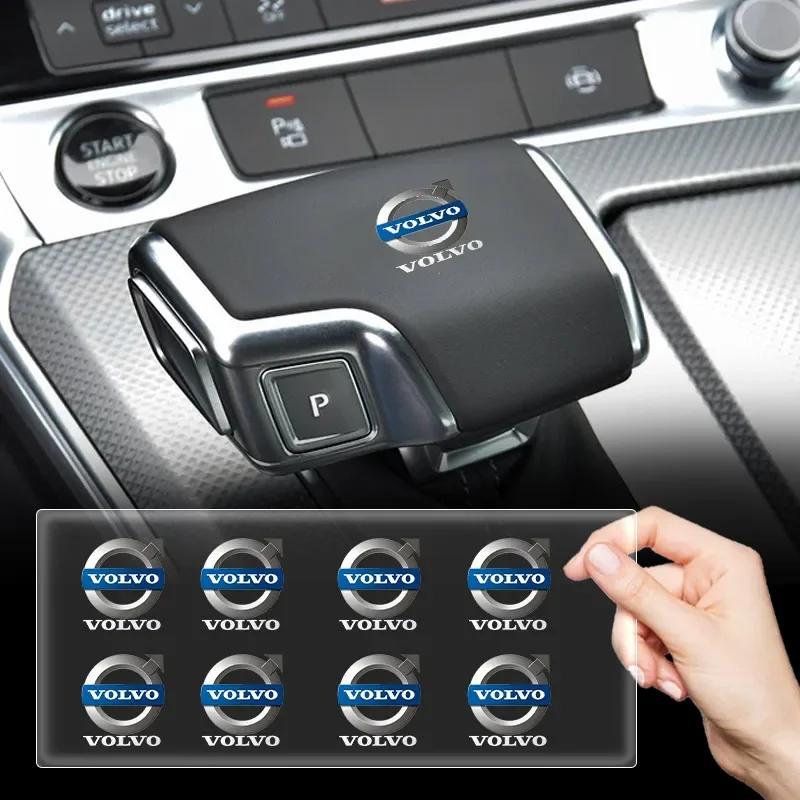 Автомобильная наклейка с логотипом Наклейки на центральную консоль Для Volvo AWD C30 C70 S40 S60 S80 S90 T6 V40 V50 V60 V70 V90 XC40 XC60 XC70 XC90 авто