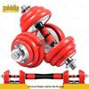 ZhongSui 20kg Adjustable Electroplated Dumbbell & Barbell Set