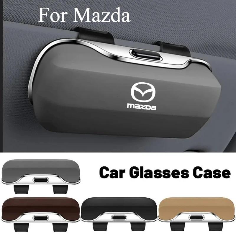 For Mazda SKYACTIV Axela Atenza CX30 CX5 CX8 CX9 MX5 RX8 Car Visor Sunglasses car Glasses Case Glasses Holder Glasses Clip Box nh1