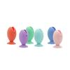 Cute Toothbrush Holder Cartoon Fish Silicone Makeup Brush Holder Pen Bracket Desktop Storage Decoration Tools