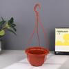 Пластиковый подвесной горшок для цветов, растений, с цепочкой, корзина, держатель для горшка, горшки для суккулентов, цветов, контейнер, декор для дома и сада