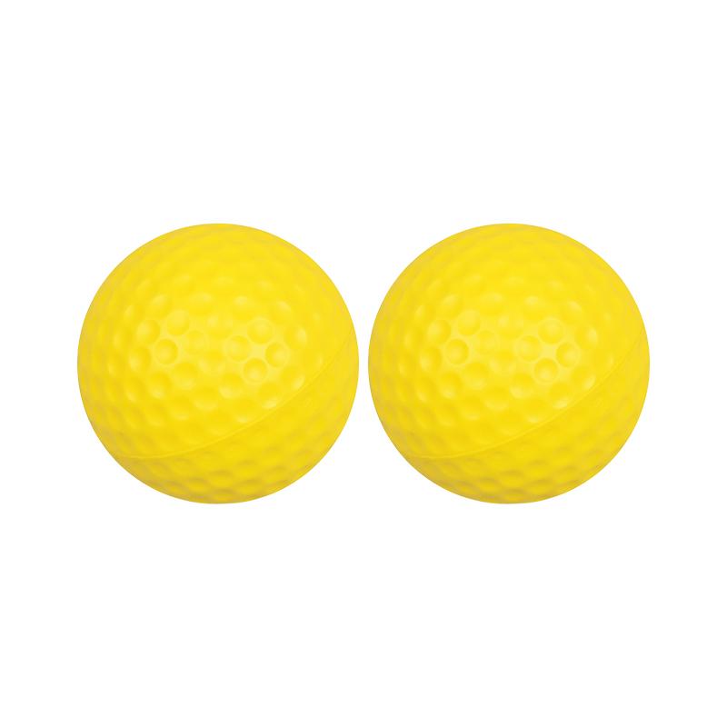 Желтые полиуретановые мячи для гольфа для практики в помещении, дома, на заднем дворе, безопасные мягкие мячи для гольфа, семейная развлекательная игра, тренировки, спортивный подарок для мальчика, девочки, ZYF