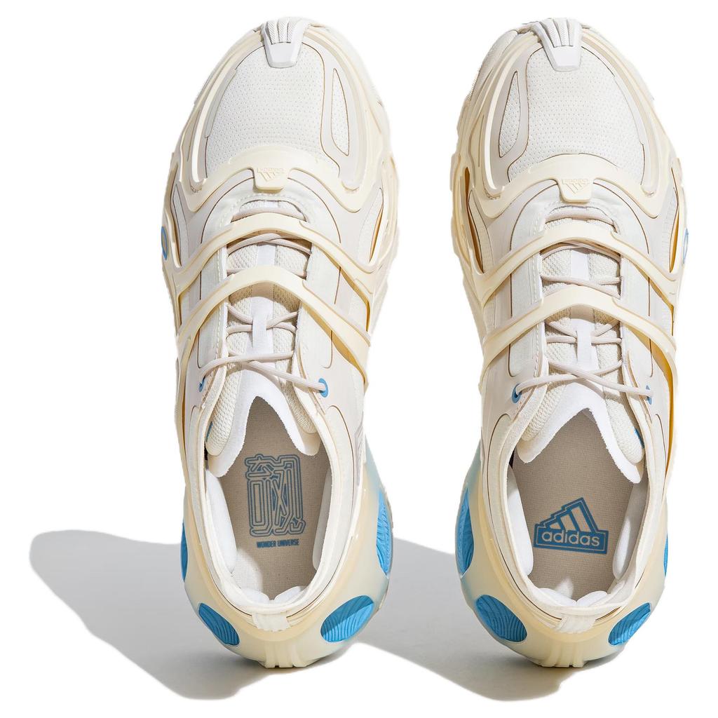 Adidas Кроссовки для бега унисекс Wonder Runner Pro с амортизацией, нескользящие, с низким верхом, цвет экрю/синий IF1707