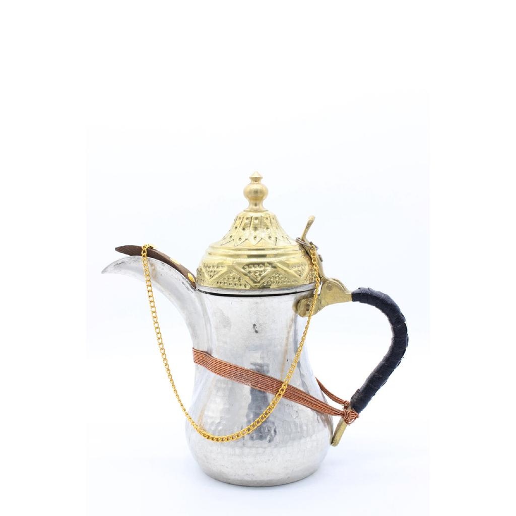 Рука татуировка вязаная ручка специальный дизайн Dallah Mrra кофейник серебряный цвет 25 см