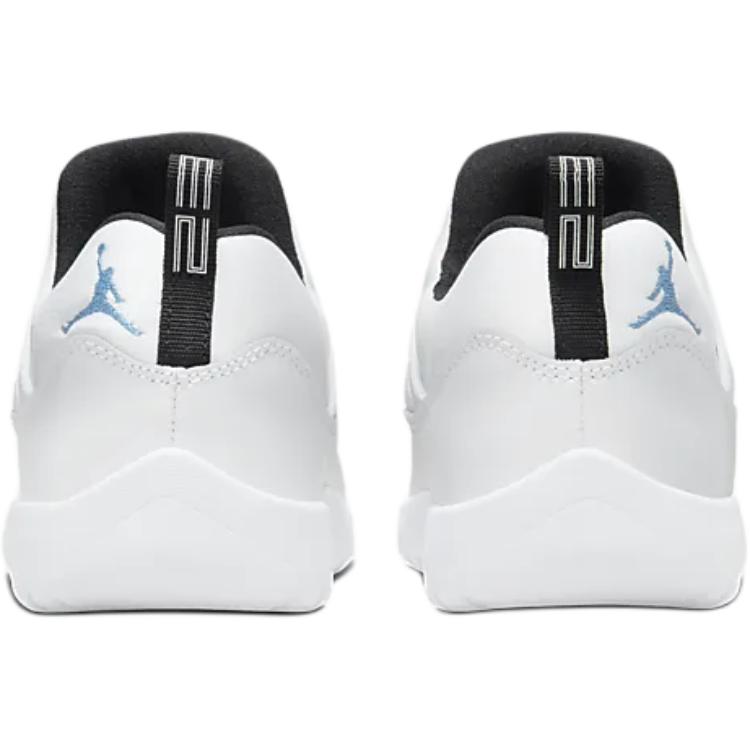 Air Jordan 11 Retro Little Flex PS Legend Blue / Columbia 2024 Детские кроссовки Белый Черный BQ7101-104