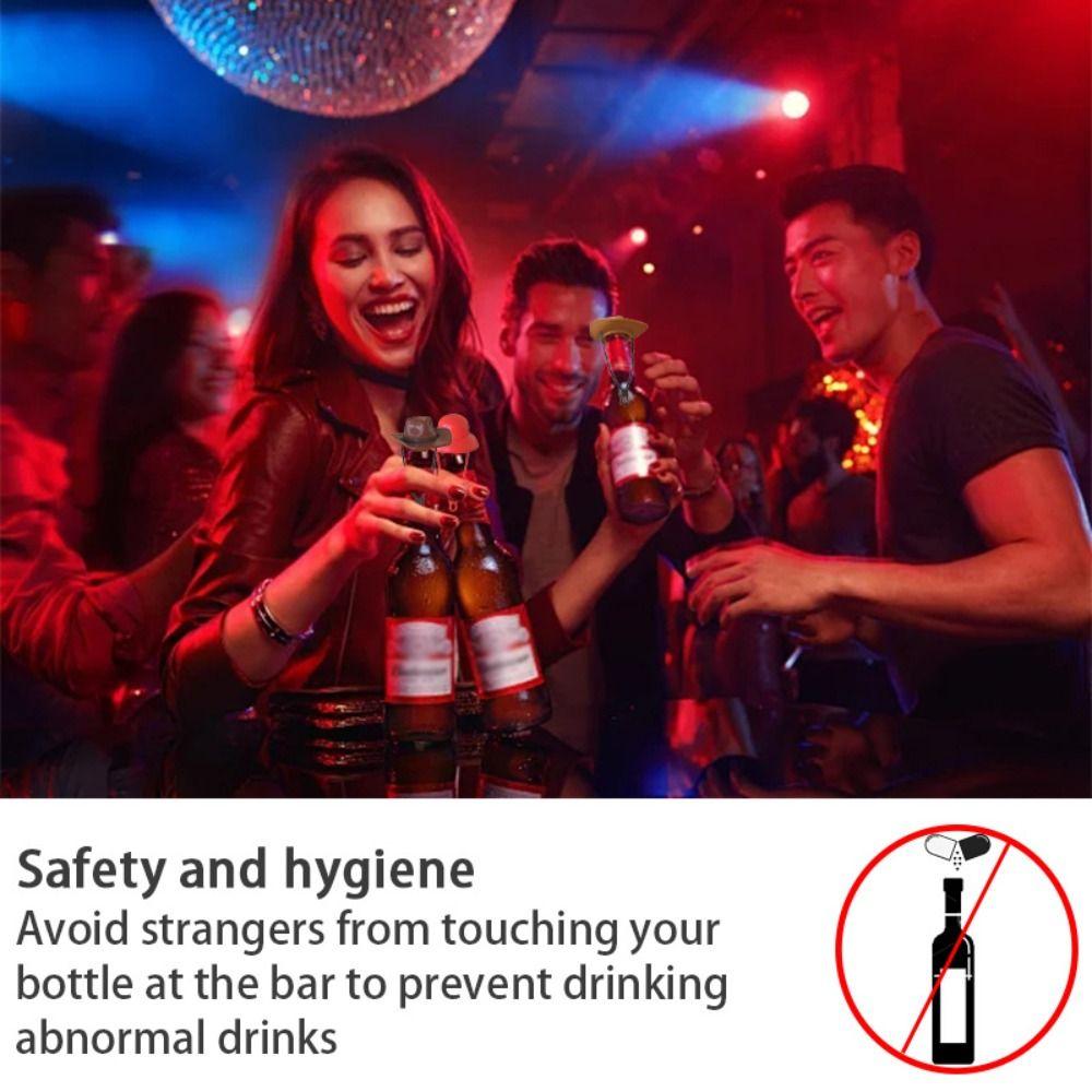 Silicone Wine Bottle Stopper Reusable Sealer Plug Funny Wine Bottle Cap Bar Kitchen Supplies