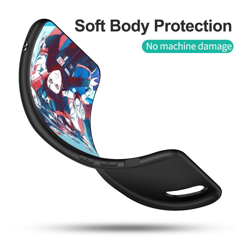 Черный чехол из ТПУ для Samsung galaxy S22 S20 S21 FE PLUS ultra+S10 E lite задняя крышка yuri on ice history maker