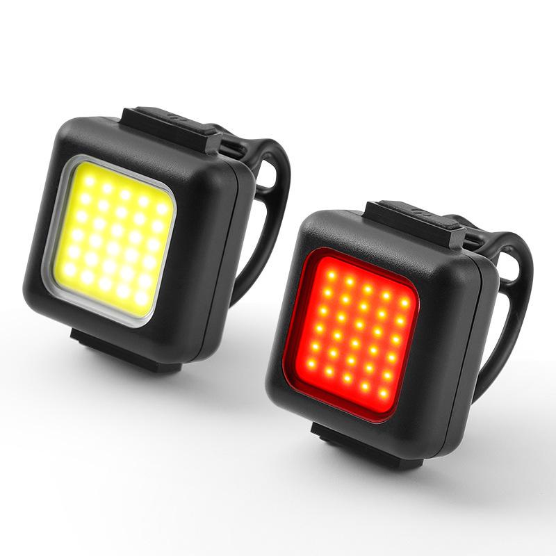 Versatile Bicycle Front Light: Cross-Border Mini, Multi-Function Warning Light for Mountain and Road Bikes