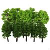 40Pcs 1:150 Plastic Model Trees Railroad Landscape Scenery Parts DIY