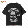 Black Label Society Безжалостно Навсегда Рок Официальная Винтажная Оверсайз Футболка PFU