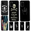 Rock Roll Skull For Samsung Galaxy S21 S22 Ultra S20 FE Note 20 Ultra S8 S9 S10 Note 10 Plus Phone Case