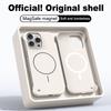 Безрамочный чехол с магнитом, однотонный, для iPhone 17 Air 16 16E 15 14 Plus 13 12 11 Pro Max XS X XR, для Magsafe, ультратонкий, из ПК