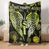 No One Fights Alone Custom Name Blanket Comfortable Soft Lightweight Allseason Multipurpose Blanket For Picnics Couches Offices Beds Living Rooms