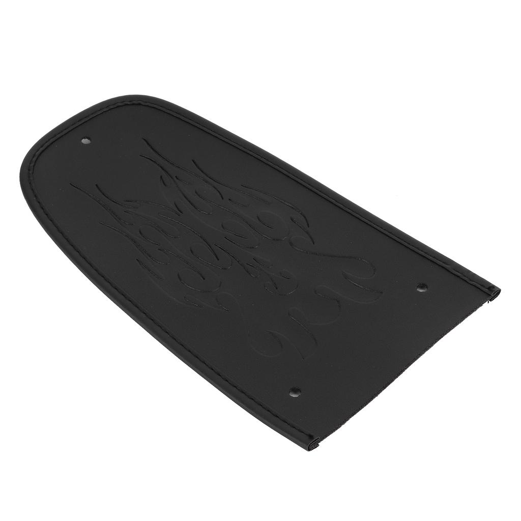 Мотоцикл Декоративная накладка на переднюю часть (Bib Cover) из искусственной кожи с рисунком пламени. Подходит для XL 883 1200 48