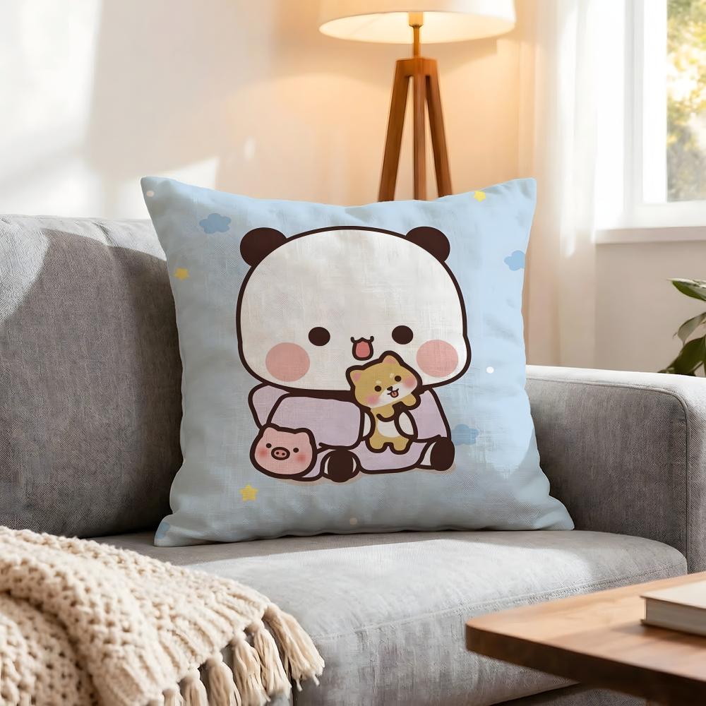 Character Yier Bubu Cushion Cover 1Pcs Decorative Covers Soft Cushion Case For Sofa Couch Decor 40X40 45X45 Pillowcases