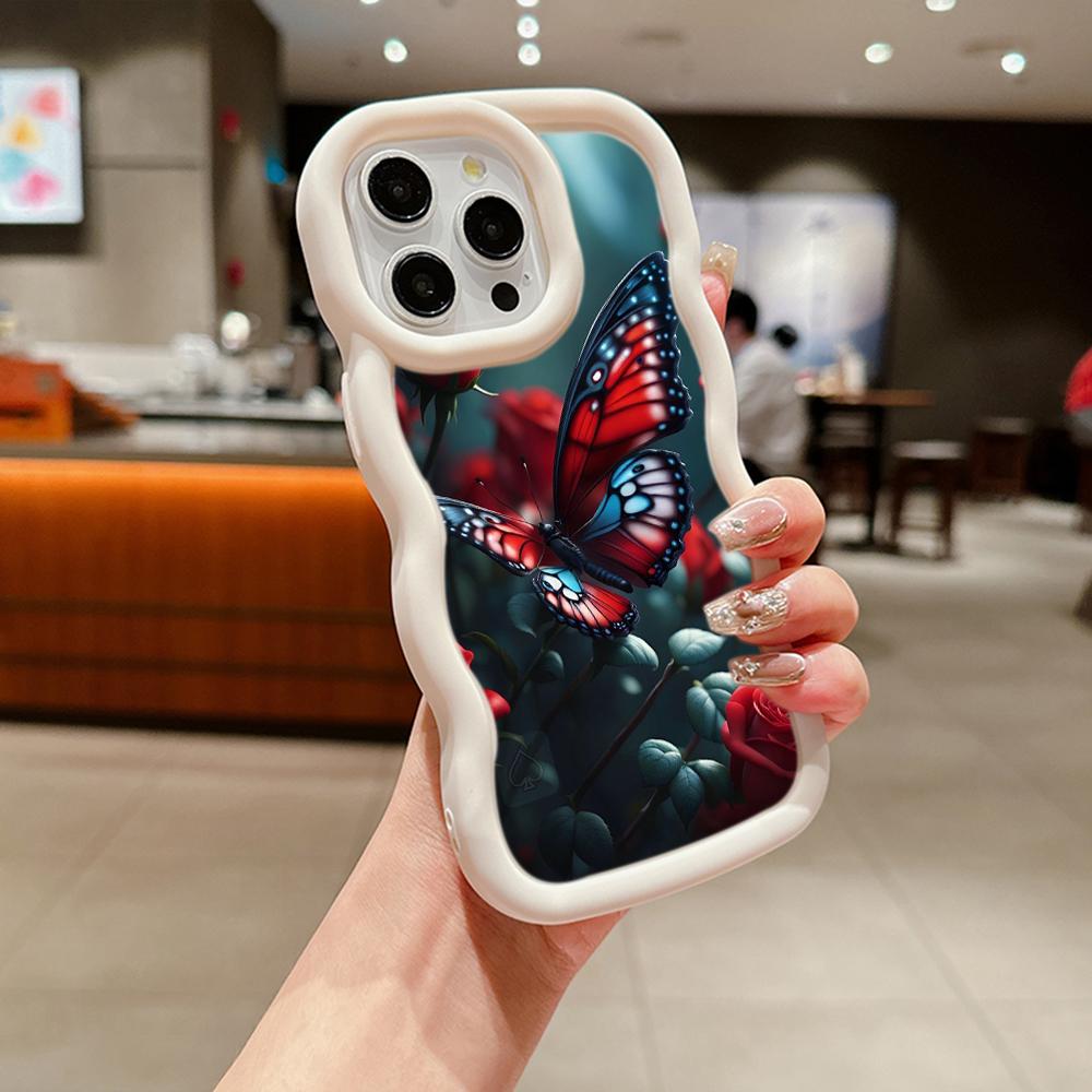 Мягкий чехол из ТПУ Macaron для телефона Xiaomi Poco X3 X5 X6 M6 Pro Redmi 10C 12C 13C Redmi Note 9 10 11 12 13 Pro 10s 11s 12s, чехол Ae63 с бабочкой и цветком