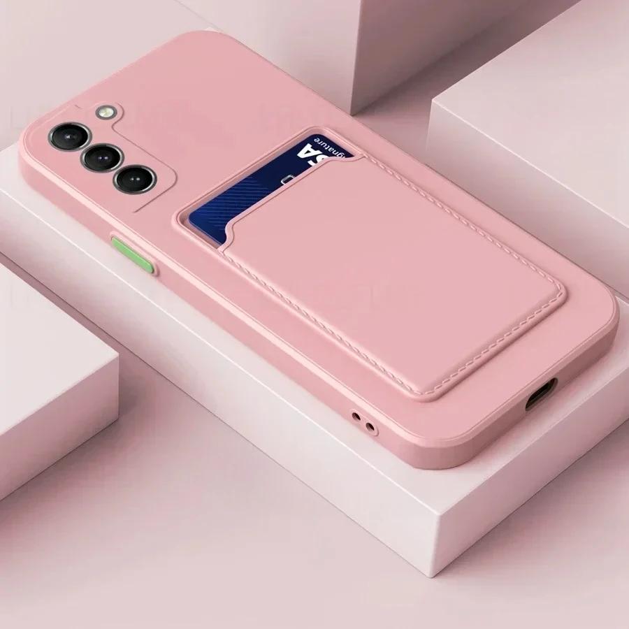 Чехол On для Samsung Galaxy S25 S 25 S25FE S25Edge S25Plus S25Ultra FE Edge Plus + Чехол Силиконовый Кошелек Держатель для Карт Слот Крышка