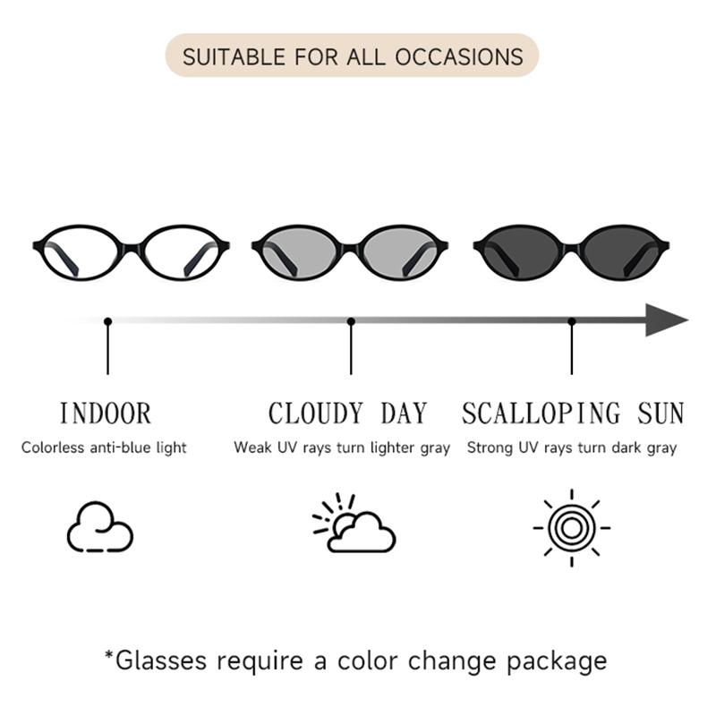 Retro Small Frame Fashion Sunglasses For Women Square Sunglasses Photochromic Lenses Uv400 Blocking Unisex Stylish Accessory