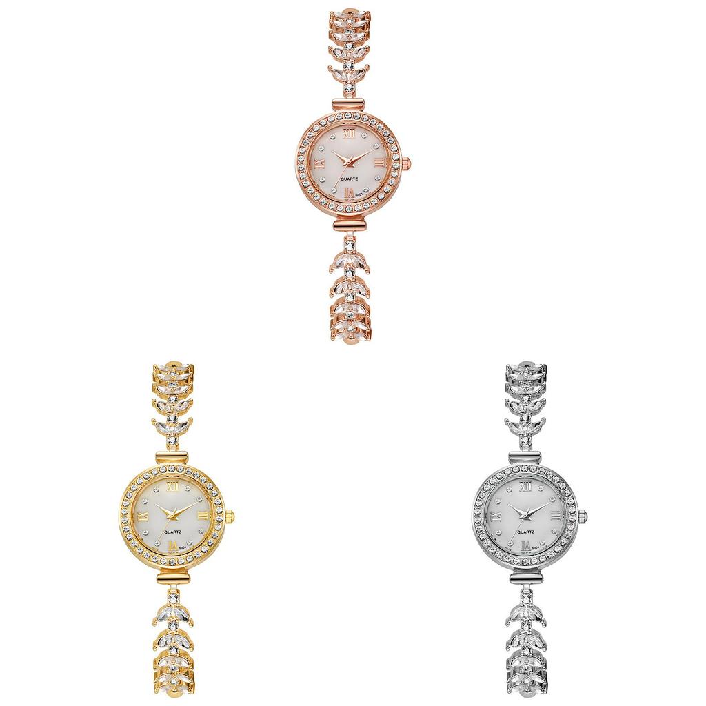 Ladies Quartz Watch With Diamond Embellishments For Fashion Accessories