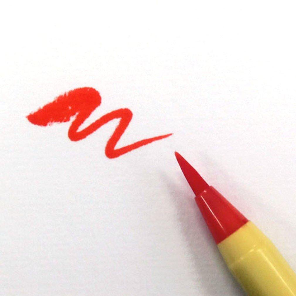 Akashiya Brush Pen 'Shin-Mohitsu', Vermillion Red, SR-301