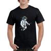 Summer Outdoor Leisure Sports Astronaut 2D Fashion Print Men's Large Size T-shirt Adult Crewneck Short Sleeves Comfortable