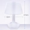 Настольная лампа для комнаты LED Защита глаз Светильник для чтения Регулируемая яркость Перезаряжаемая прикроватная лампа для спальни Домашнего офиса Учебной комнаты